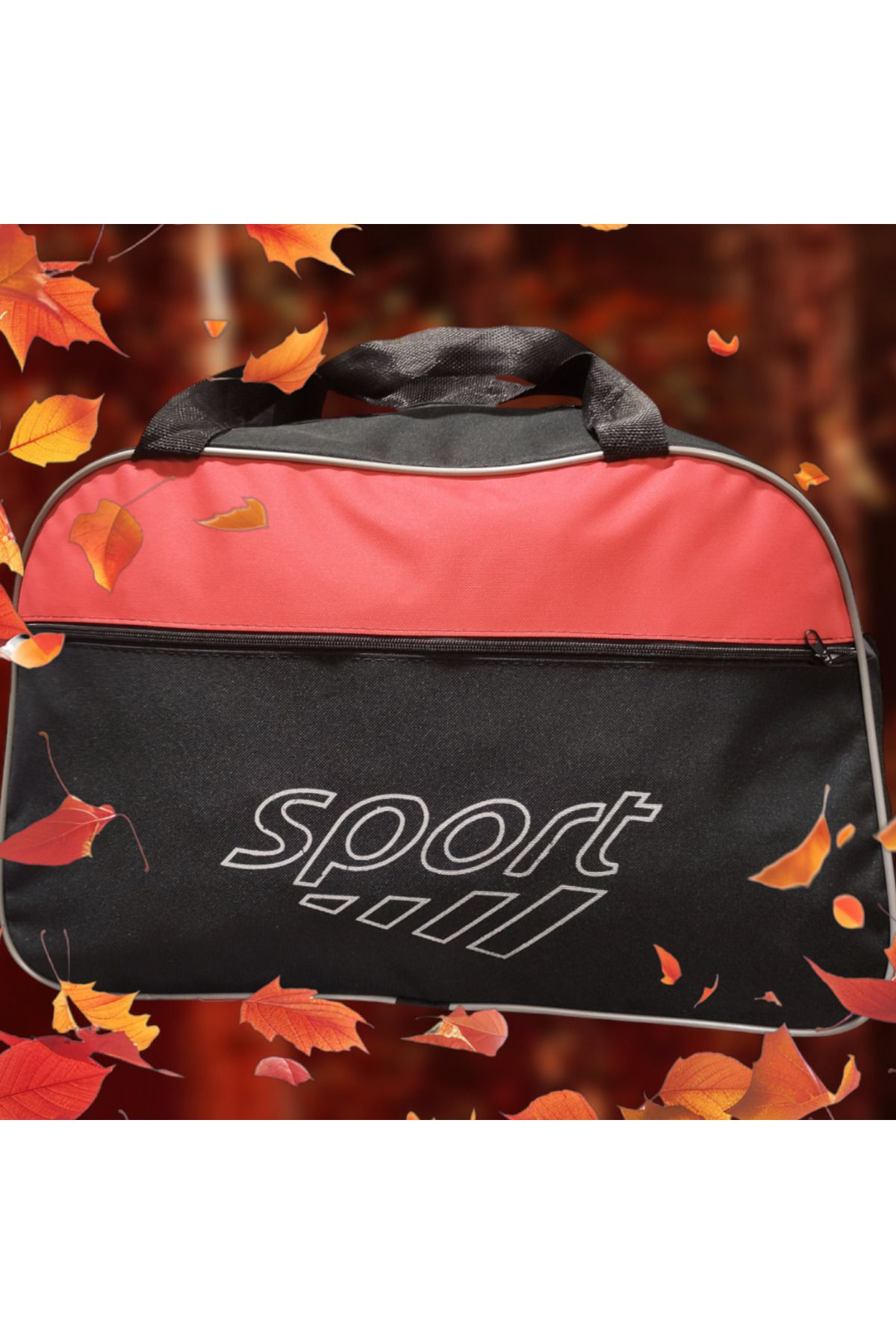 Günlük Unisex Sport Siyah İki Bölmeli Spor&Seyahat Çantası Valiz
