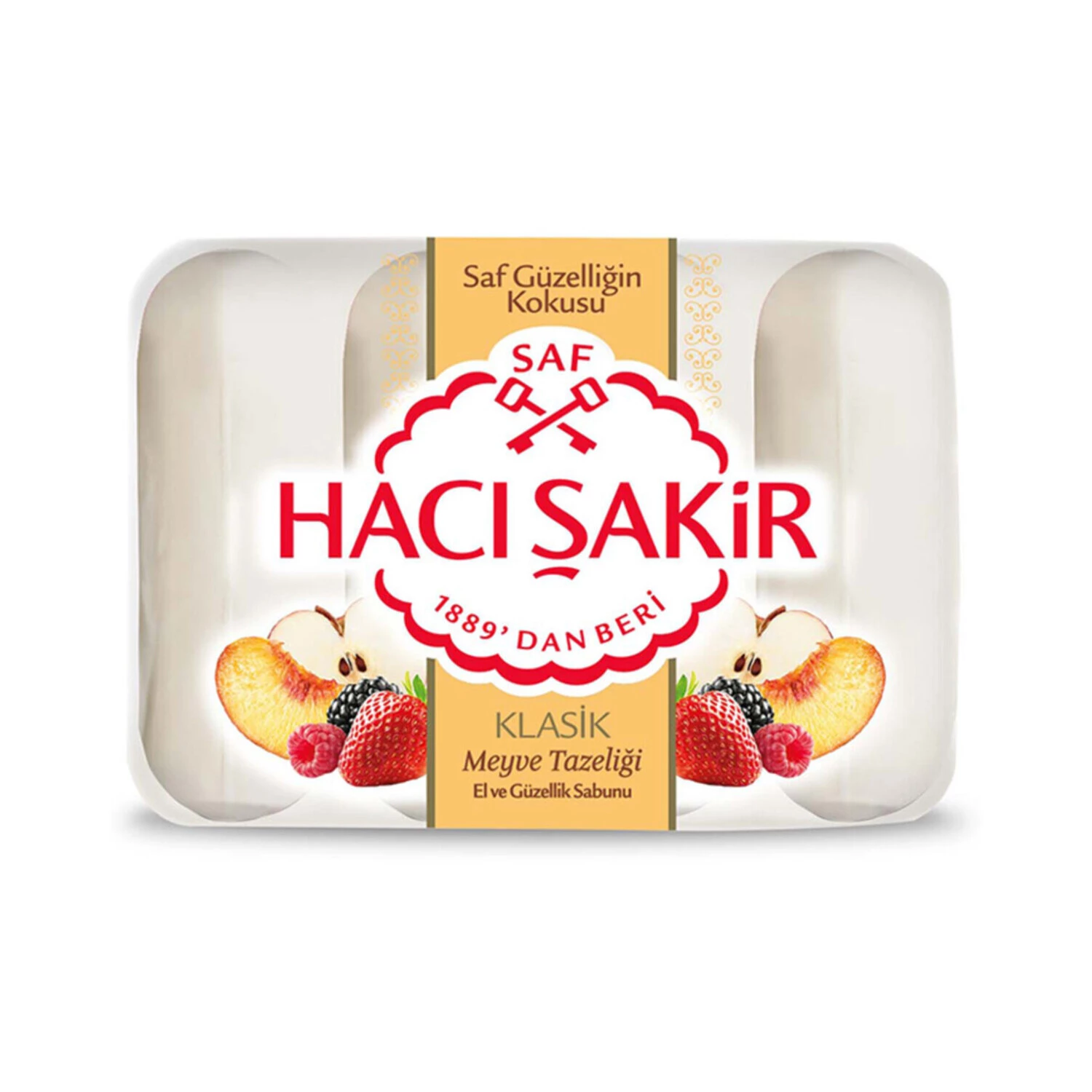 Hacı Şakir Klasik Meyve Tazeliği 4*70 Gr