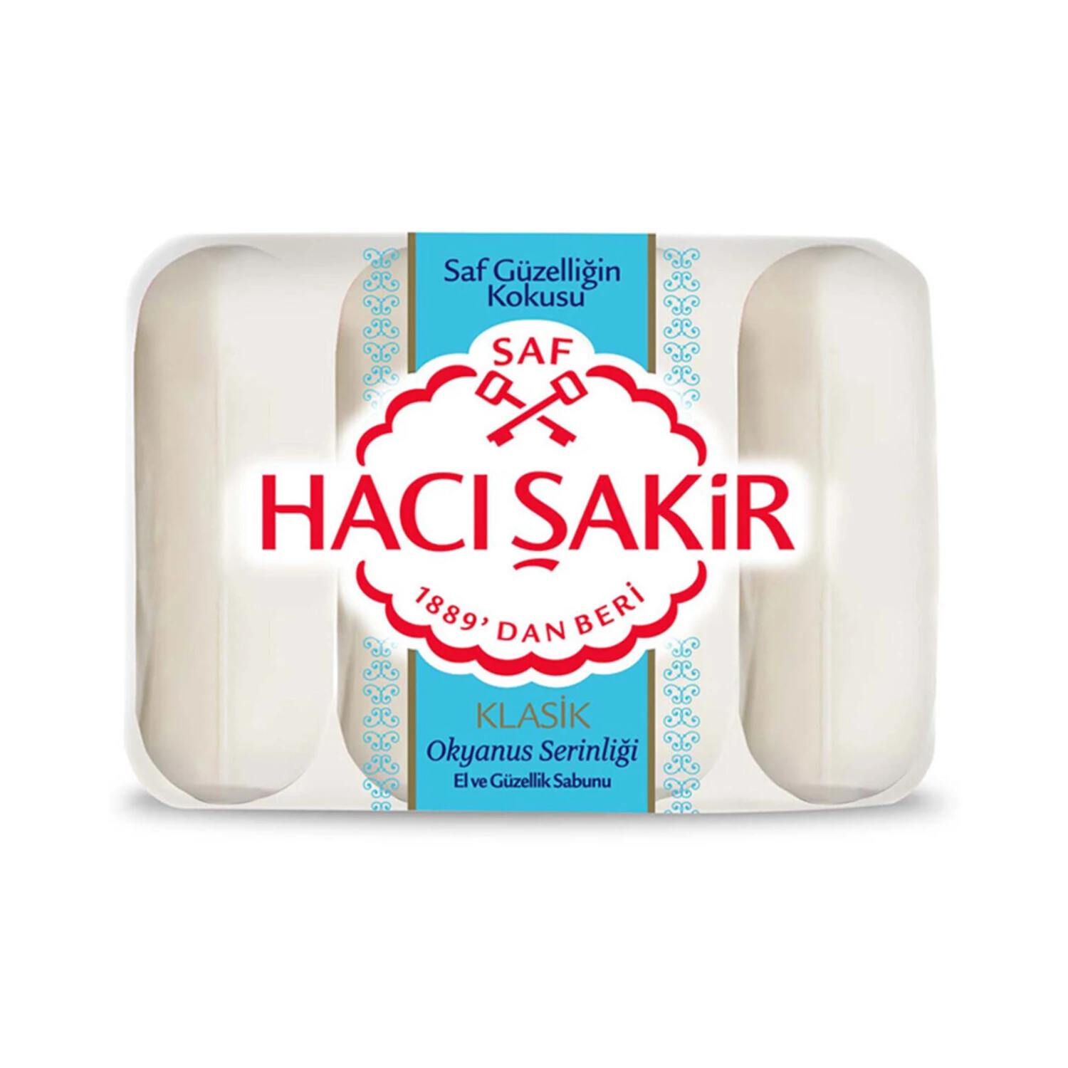 Hacı Şakir Klasik Okyanus Ferahlığı Sabun 70 Gr X 4