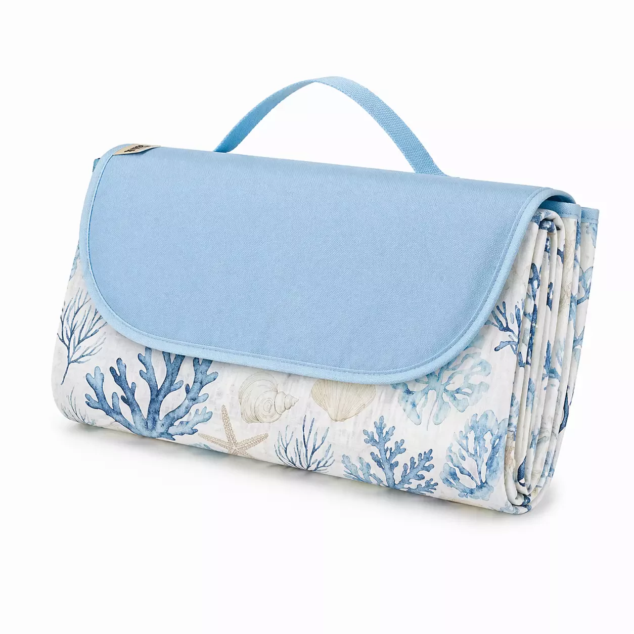 Haegs Piknik Örtüsü, Çanta Kamp Matı, Plaj Matı, Piknik Yer Örtüsü, Seyahat, Kamp, Outdoor, Park Çim Kum Tutmaz, Su Geçirmez, Kullanışlı Çanta Model, Katlanabilir 200x150cm - Deniz Canlıları