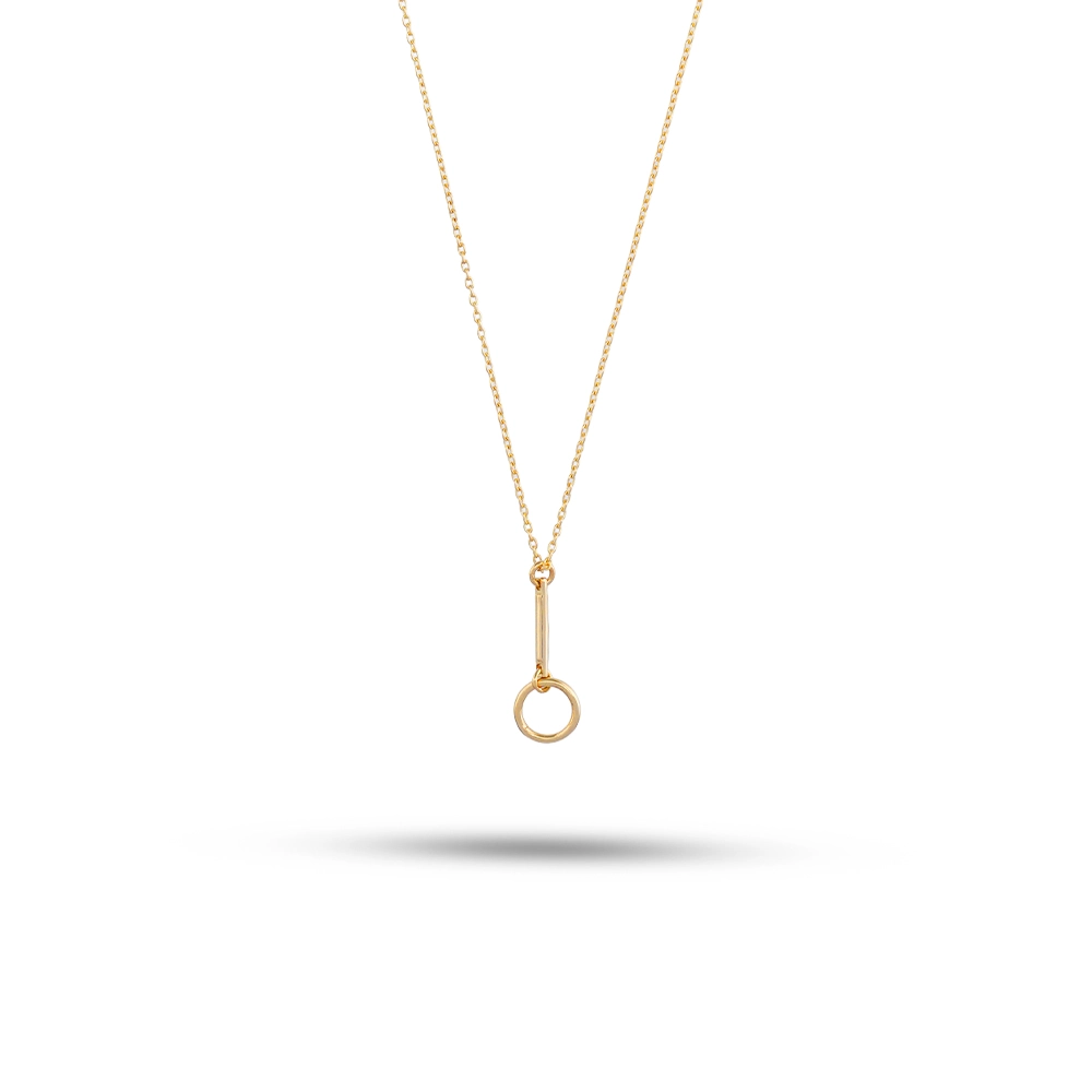 RING END CHAIN NECKLACE