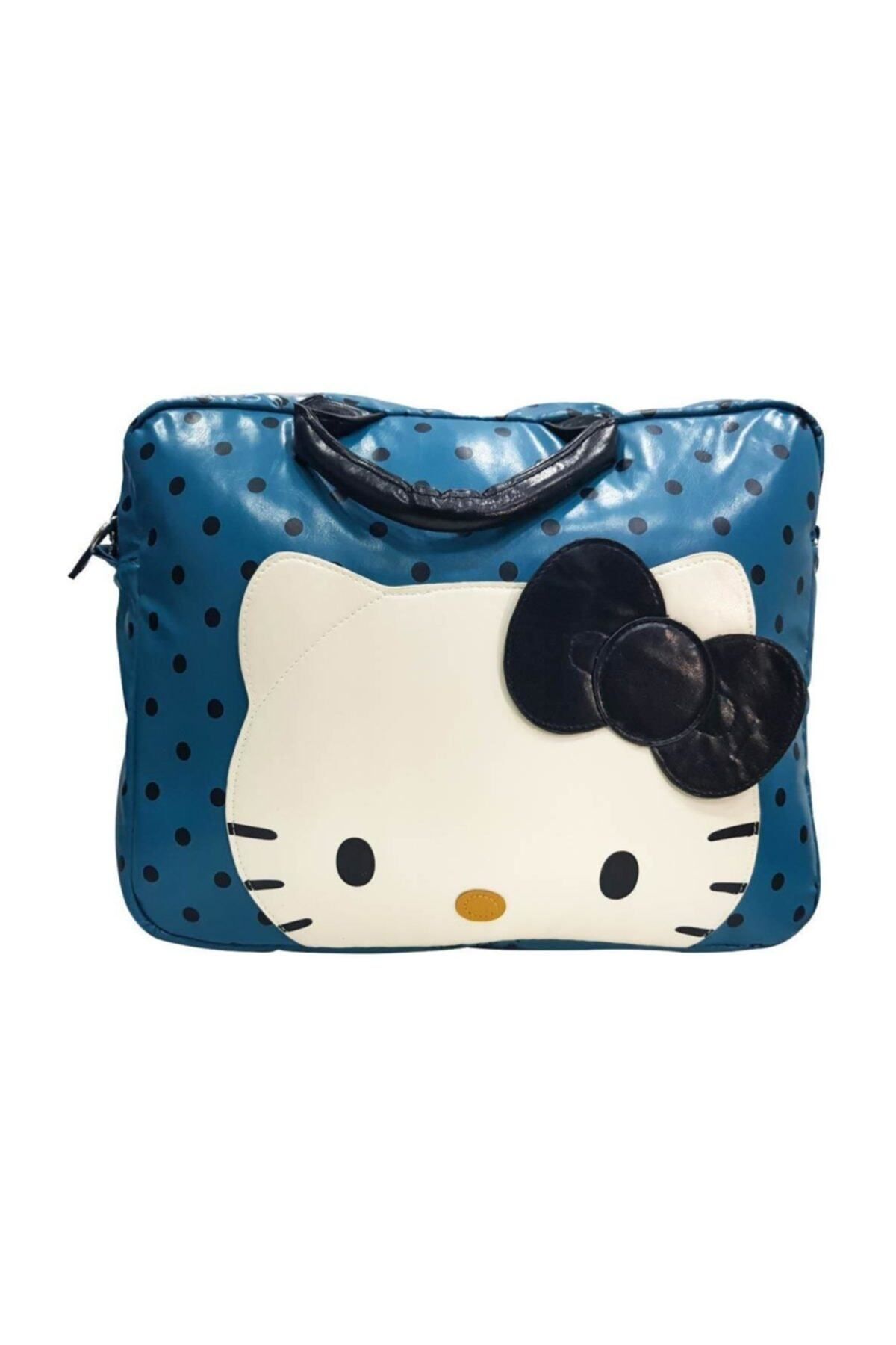 Hello Kitty Evrak Çantası Mavi 35223