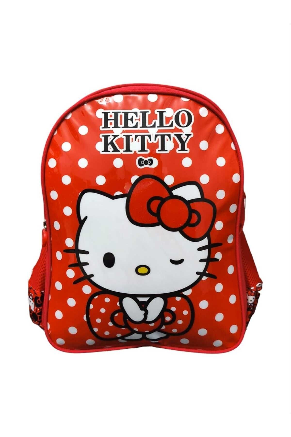 Hello Kitty Kız Çocuk Iki Bölmeli Ilkokulu Çantası 2177 Kırmızı