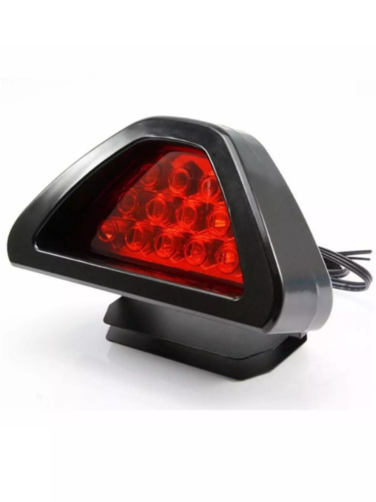 Her Araca Uyumlu F1 Üçgen Arka Fren Lambası Yanar Söner Kırmızı 12 Ledli