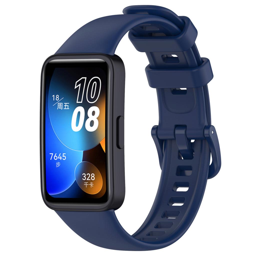 Huawei Band 8 Uyumlu Kordon Klasik Silikon Lüx Tasarım