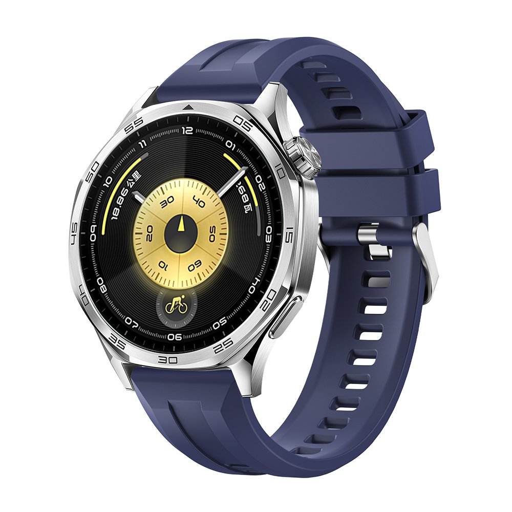Huawei GT2 46mm Uyumlu Kordon 22mm Silikon Rahat ve Şık Tasarım