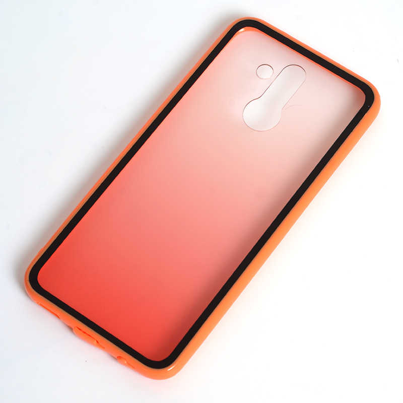Huawei Mate 20 Lite Renk Geçişli Tıpalı Silikon Kılıf