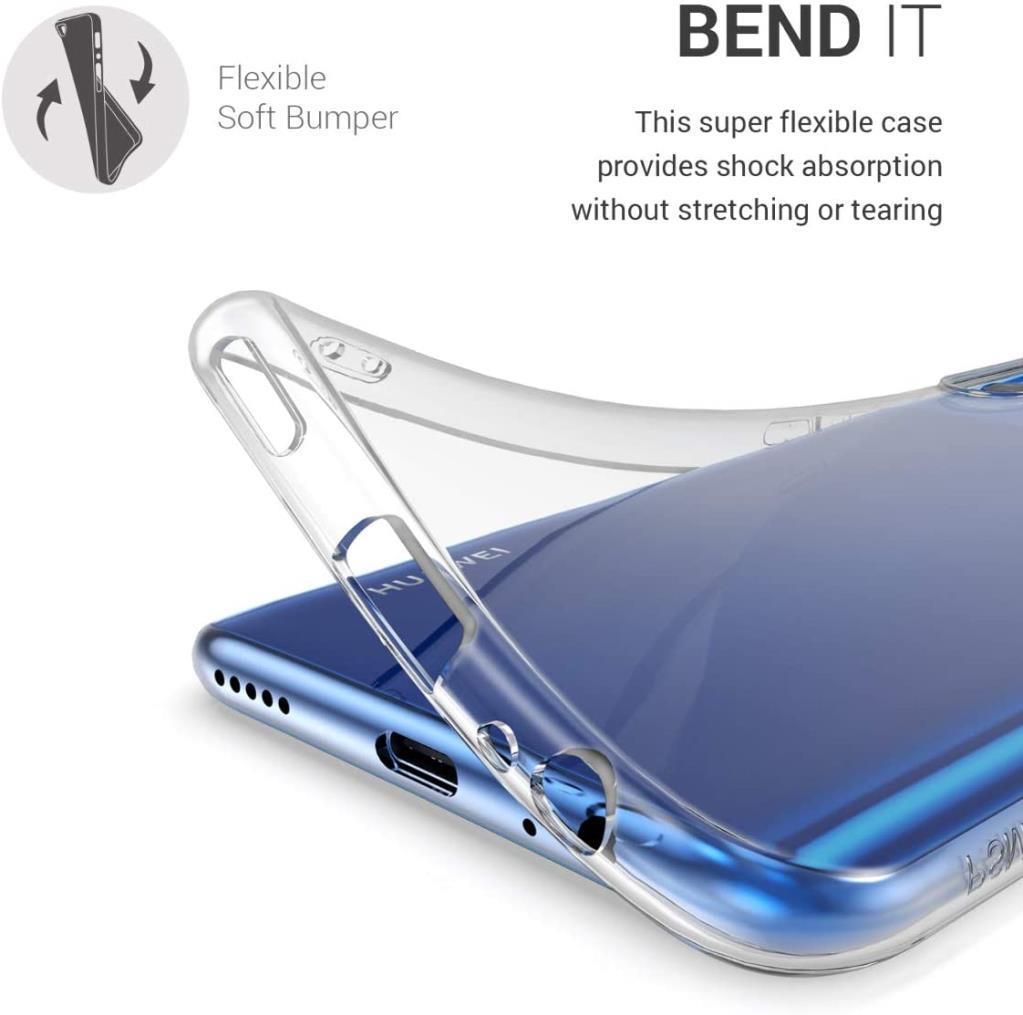 Huawei Y6 2019 Ultra İnce 0.2 mm ve Esnek Şeffaf Silikon Kılıf