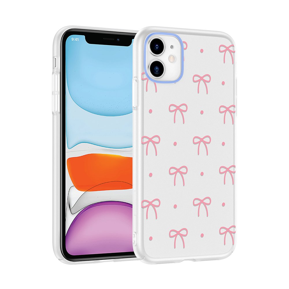 iPhone 11 Kılıf Kamera Korumalı Canlı Lüx Desenli Klip Sert Kapak
