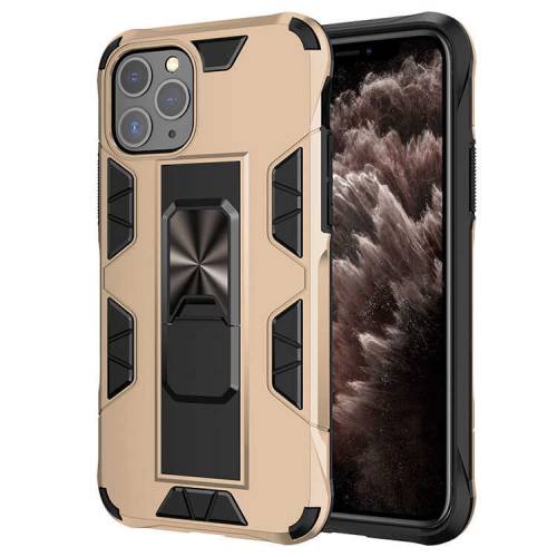 iPhone 11 Pro Max Kılıf Metal Standlı Manyetikli Ultra Koruma