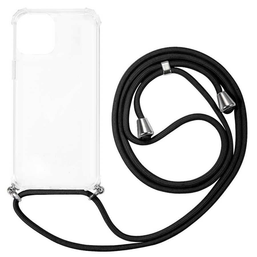 iPhone 13 Kılıf X-Rop Boyun Askılı İpli Kapak