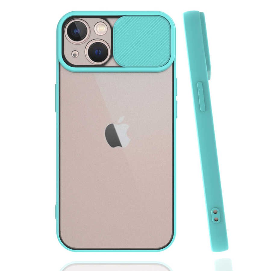 iPhone 13 Mini Kılıf  Kamera Sürgülü Koruma Lüx Koruma silikon