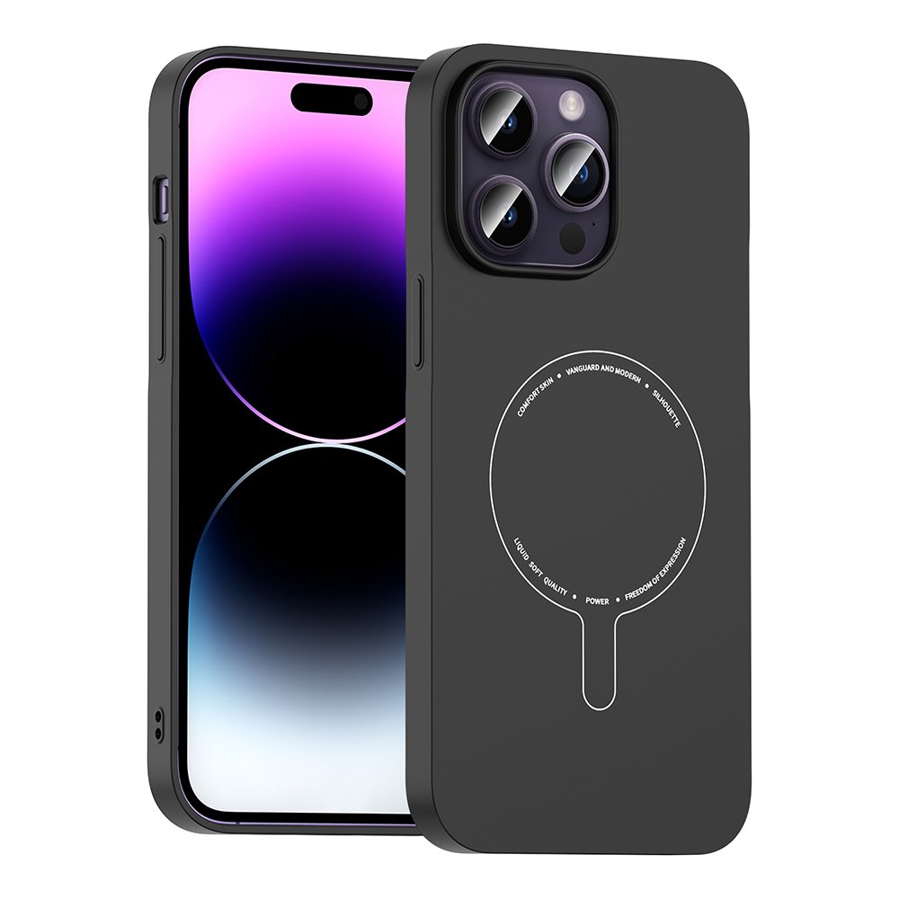 iPhone 14 Pro Max Kılıf Magsafe Şarj Özellikli Kamera Korumalı Elio Sert PC Kapak