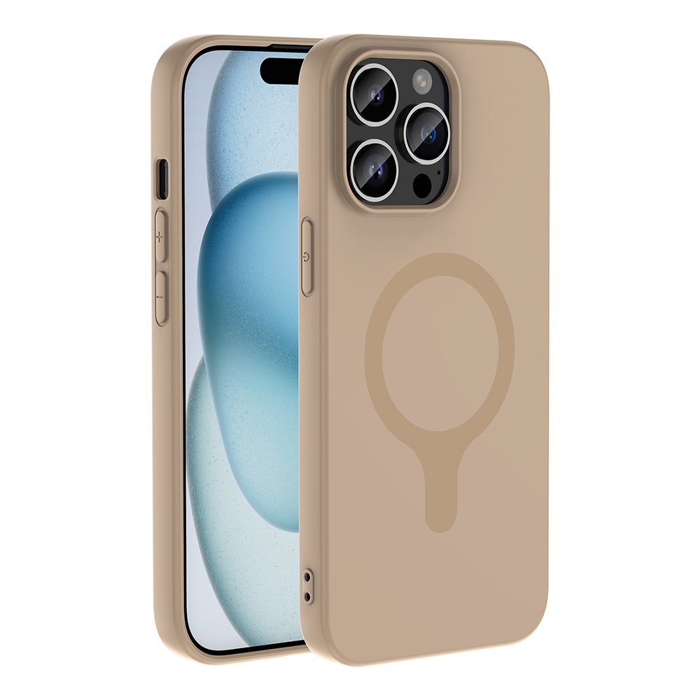 iPhone 14 Pro Max Kılıf MagSafe Şarj Özellikli Soft Mat Tasarım Aris Silikon Kapak
