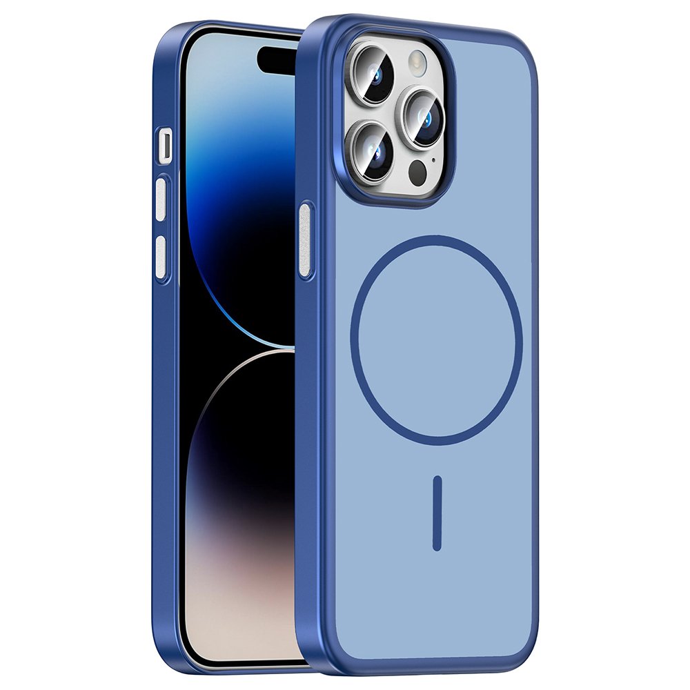 iPhone 14 Pro Max Kılıf MagSafe Şarj Özellikli Ultra İnce Mat Soft Lora PC Kapak