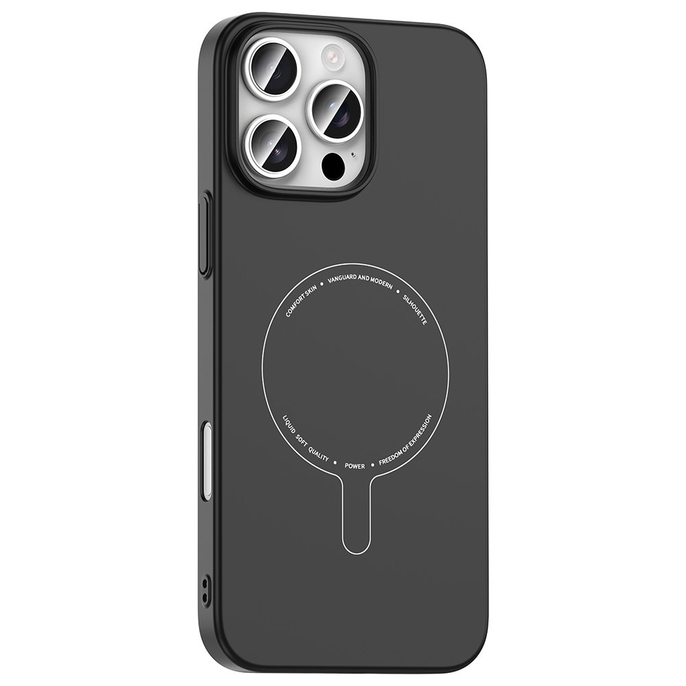 iPhone 16 Pro Max Kılıf Magsafe Şarj Özellikli Kamera Korumalı Elio Sert PC Kapak