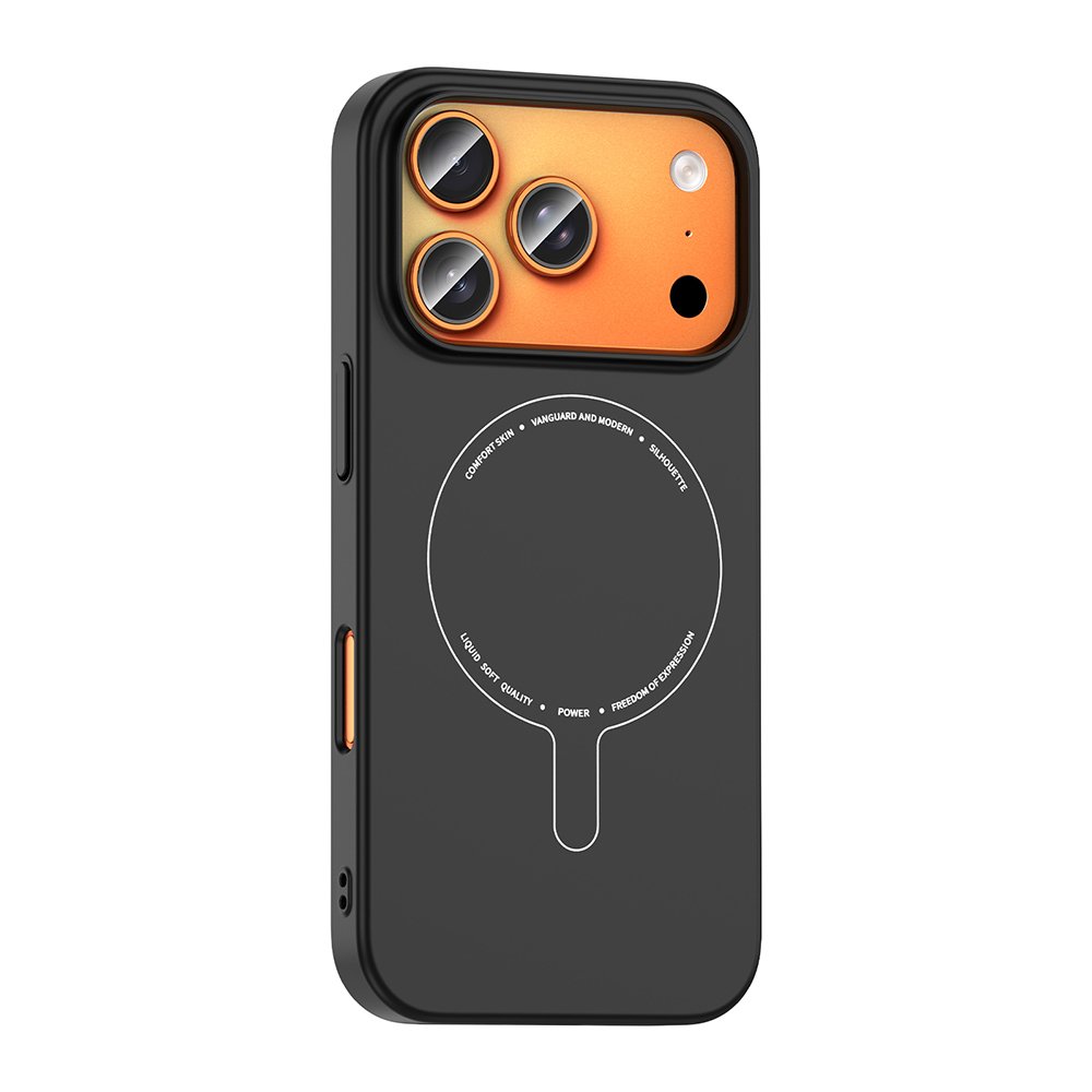 iPhone 17 Pro Kılıf Magsafe Şarj Özellikli Kamera Korumalı Elio Sert PC Kapak