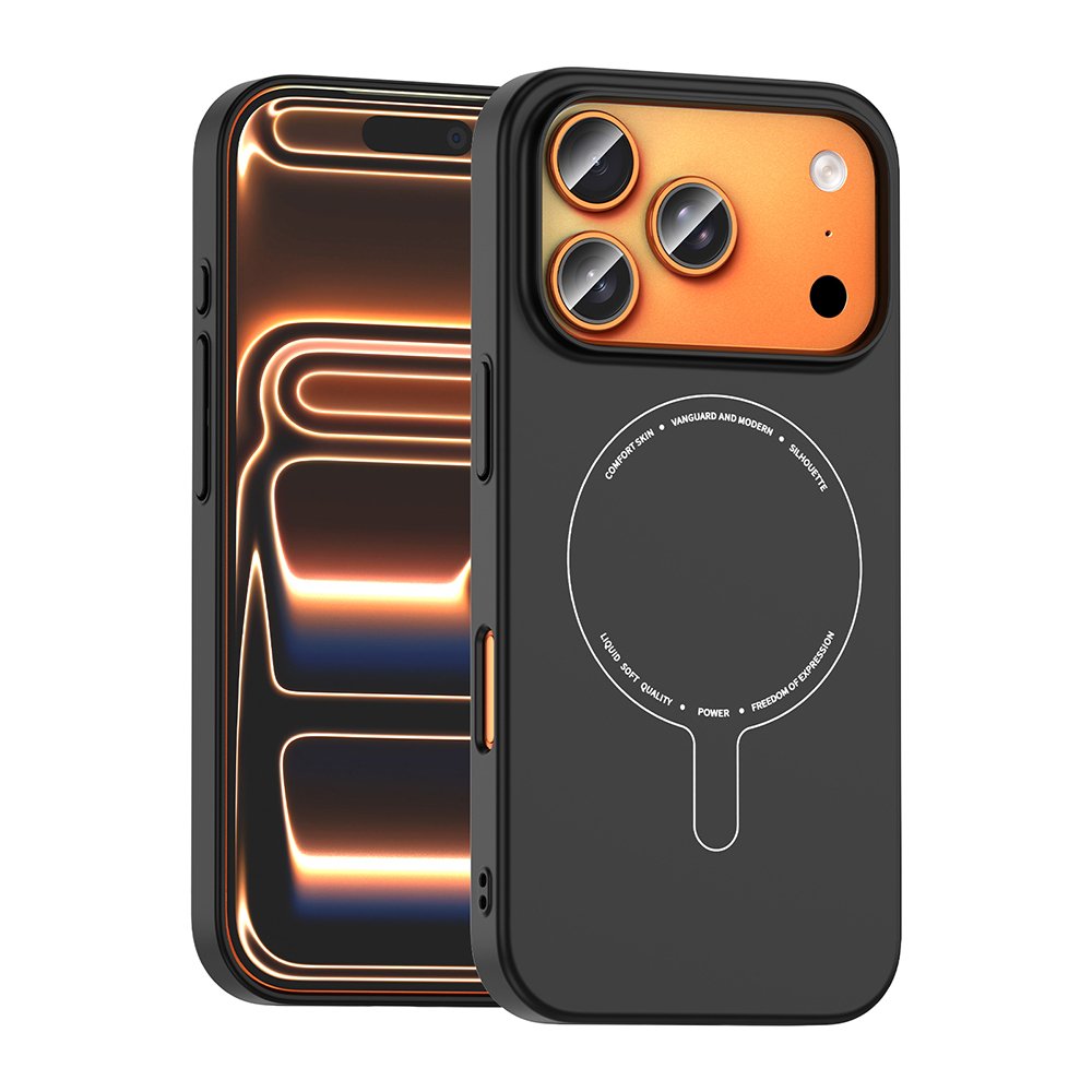 iPhone 17 Pro Max Kılıf Magsafe Şarj Özellikli Kamera Korumalı Elio Sert PC Kapak