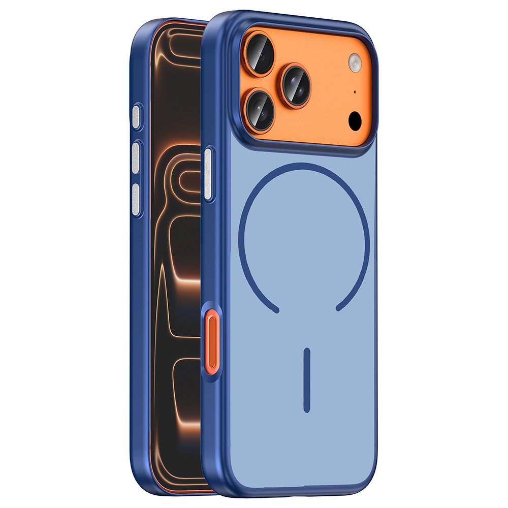 iPhone 17 Pro Max Kılıf MagSafe Şarj Özellikli Ultra İnce Mat Soft Lora PC Kapak