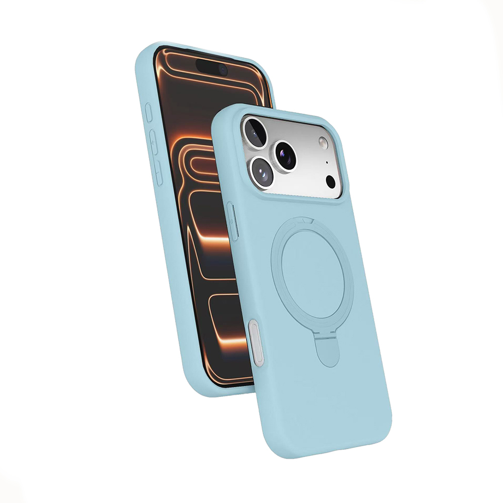 iPhone 18 Pro Kılıf Magsafe Şarj Özellikli Standlı Sensitive Touch Samara Kapak