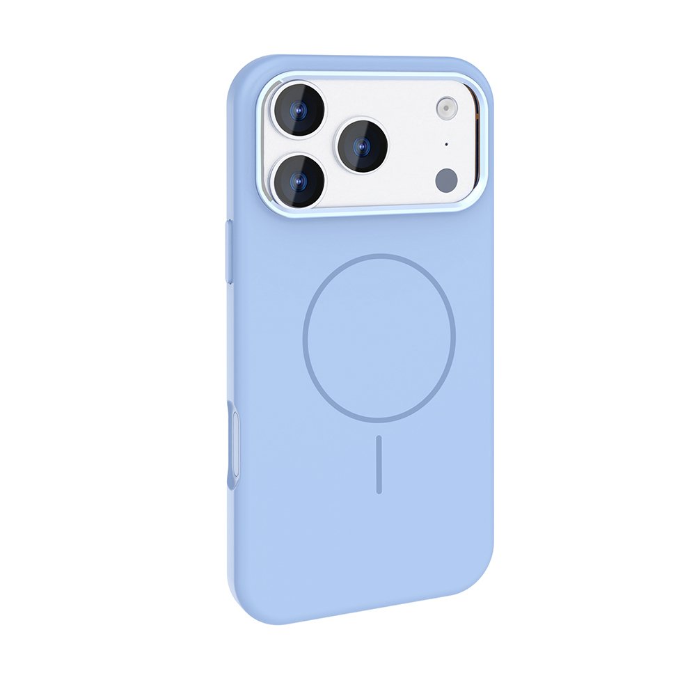 iPhone 18 Pro Max Kılıf MagSafe Şarj Özellikli Metal Kamera Çerçeveli Edi Silikon Kapak