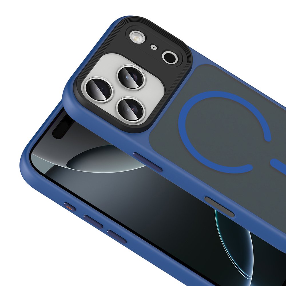iPhone 18 Pro Max Kılıf Mat Arka Yüzey Wireless Şarj Özellikli Flet Magsafe Kapak