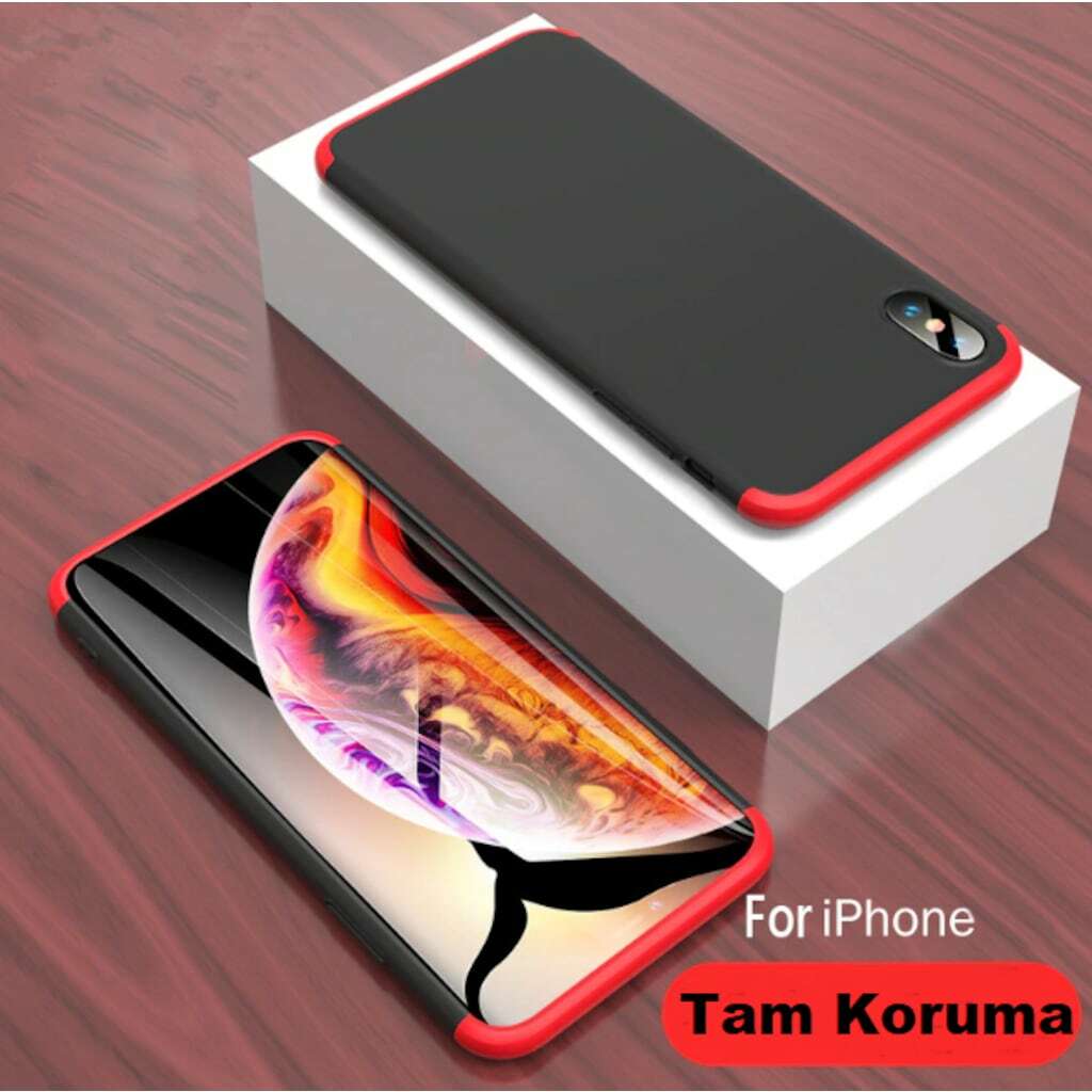 iPhone XS Max 6.5 Kamera Korumalı Kaliteli Tam Koruma Kılıf