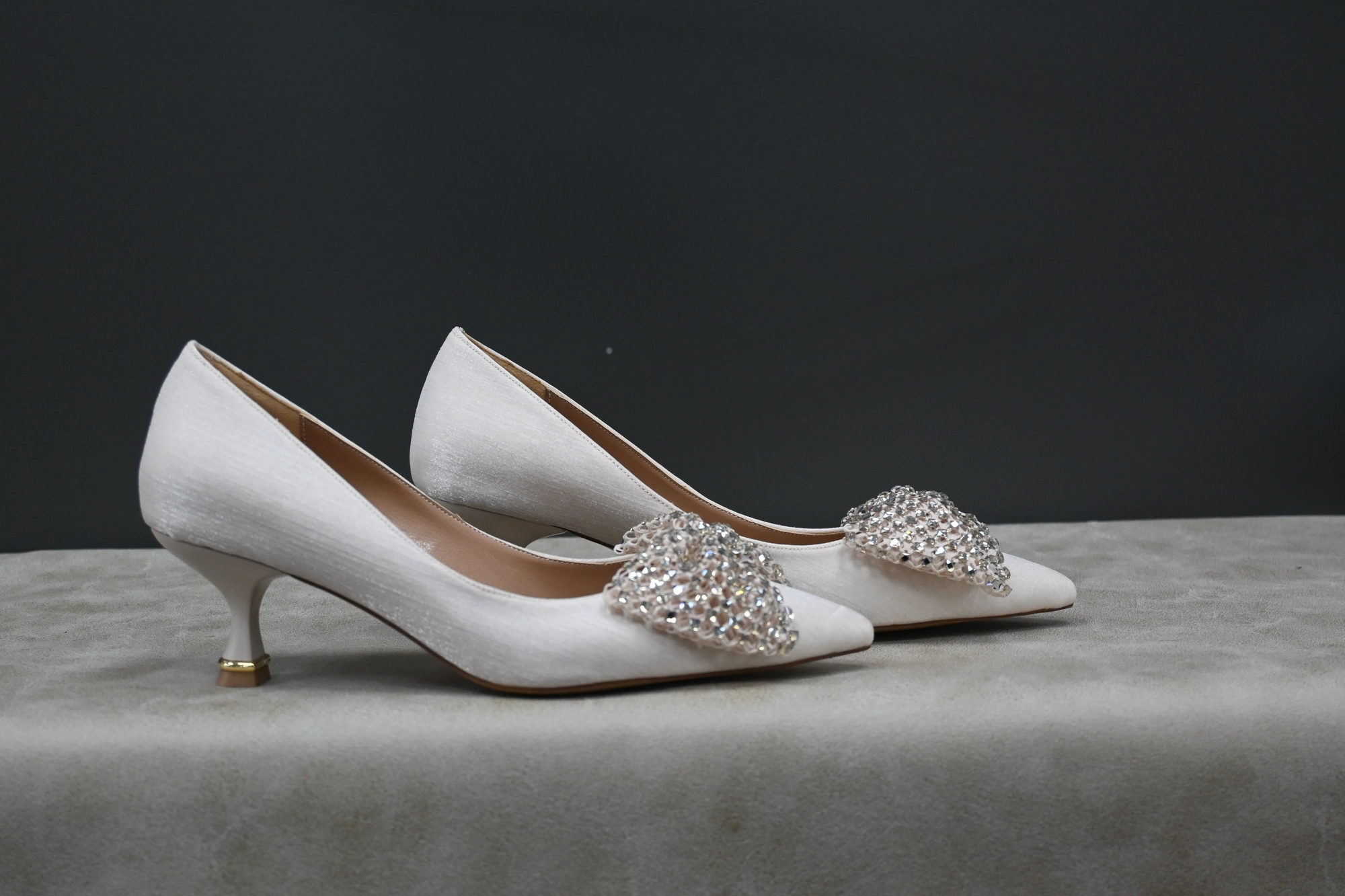 Kadın Fiyonklu Taşlı Stiletto