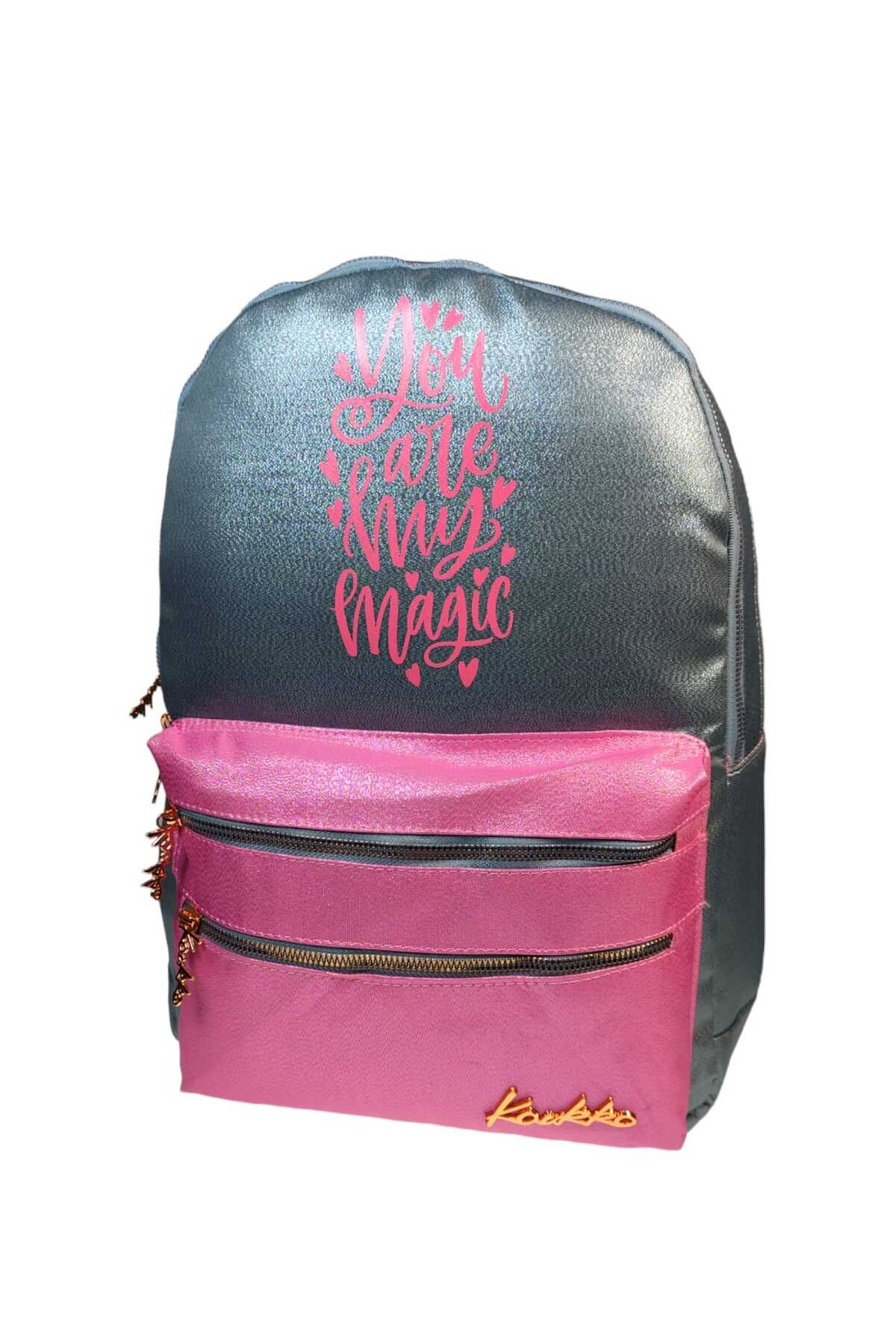 Kadın Kaukko Sparkle Sırt Çantası Pembe K1569