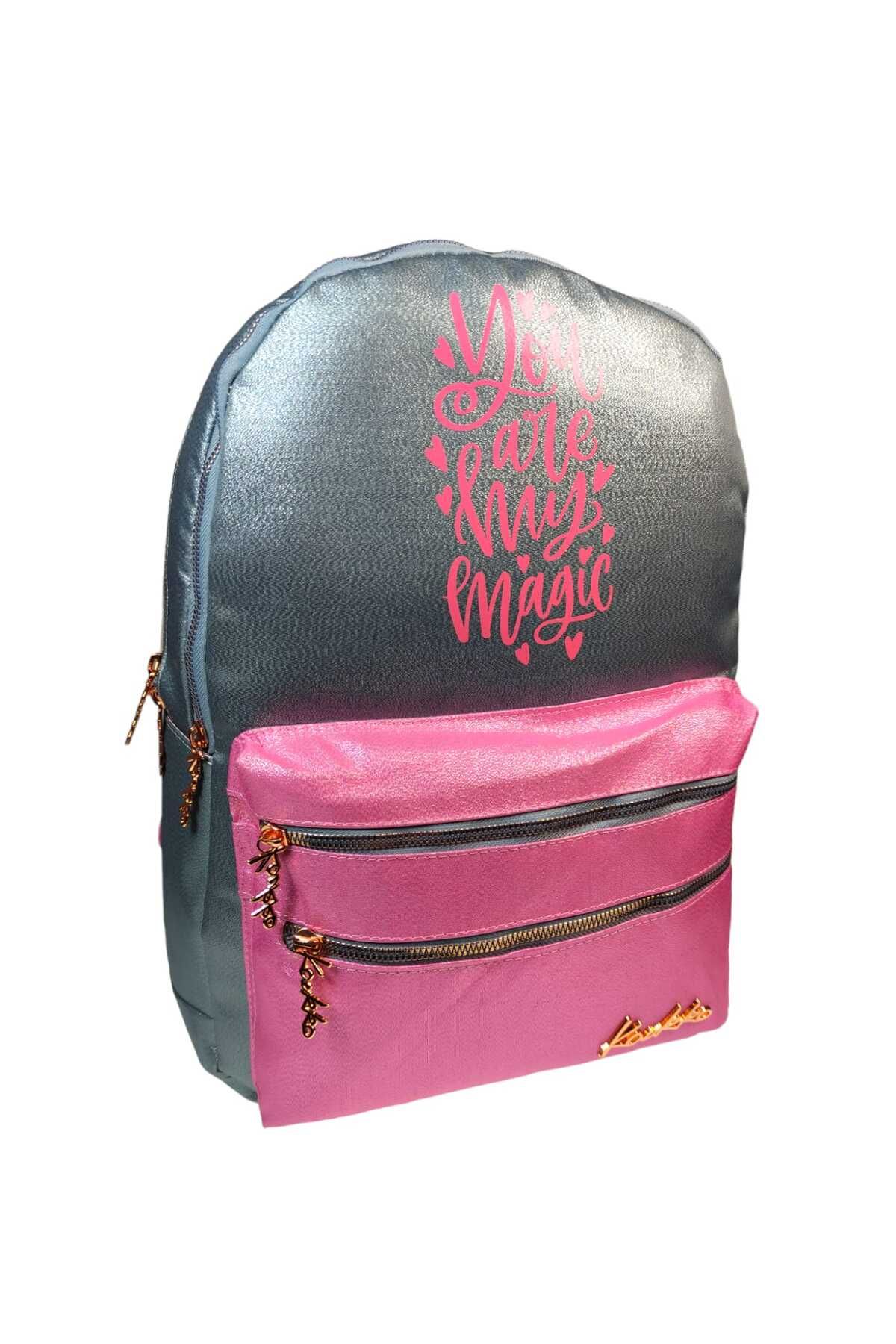 Kadın Kaukko Sparkle Sırt Çantası Pembe K1569