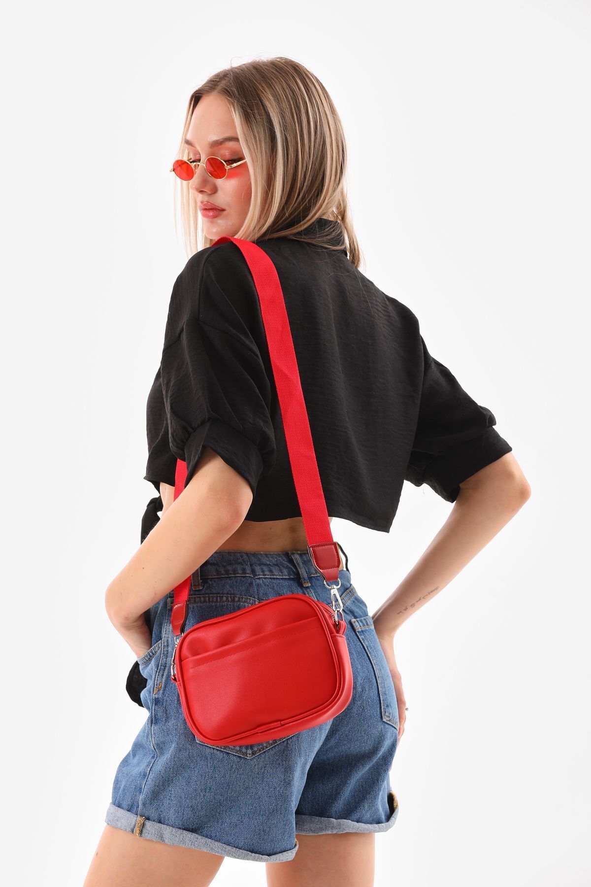 Kadın Mini Urban Uzun Askılı Omuz Çantası DDCQ*7215