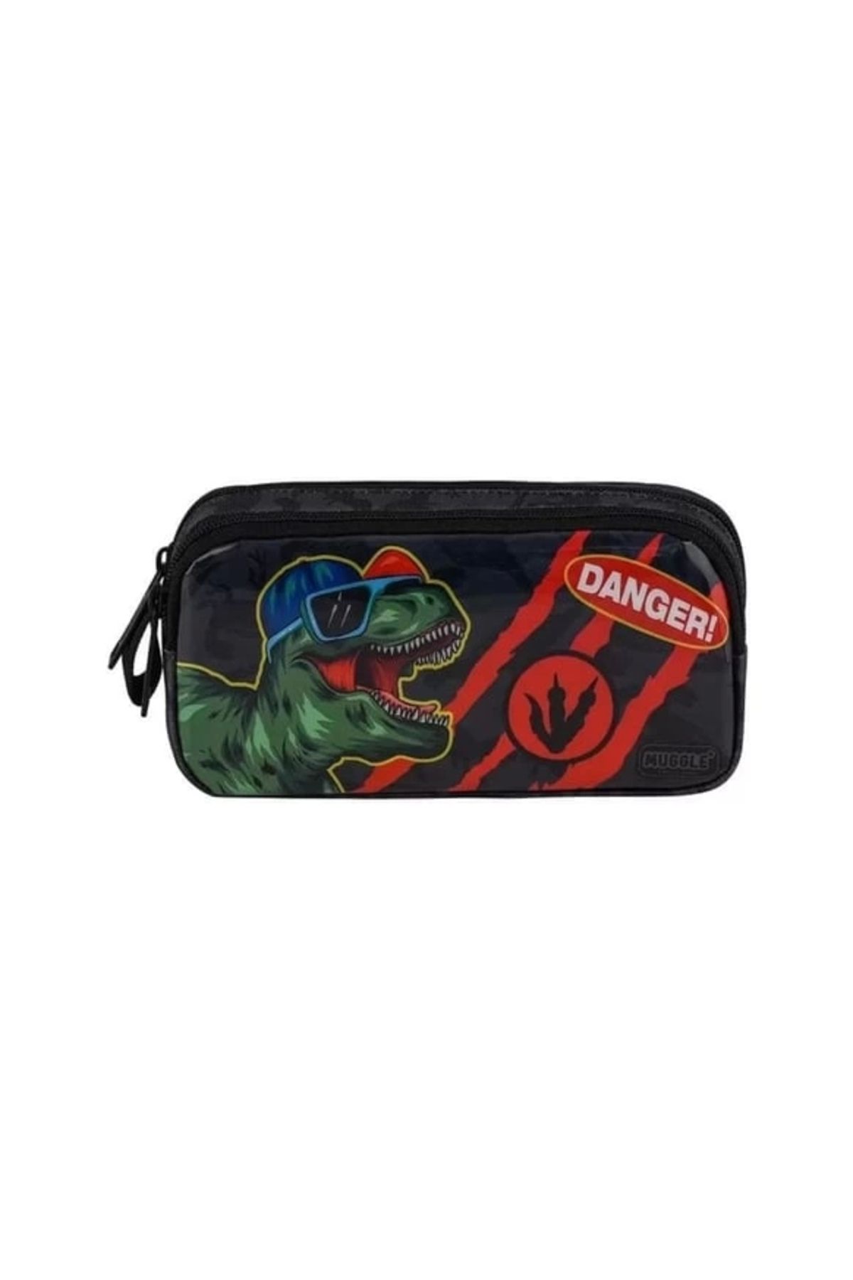 Kalem Çantası Danger Dino Siyah Mu-9284