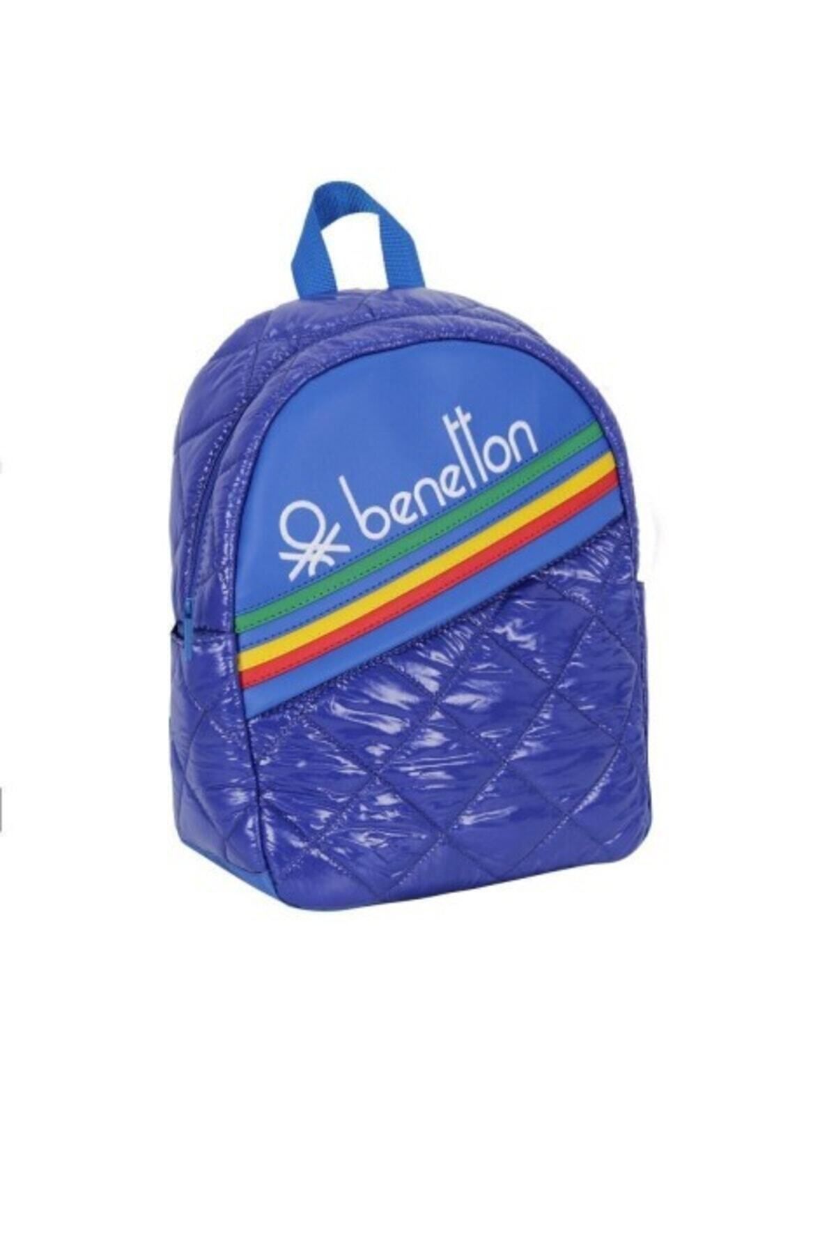 Kapitone Anaokulu Çantası 70265 Mavi