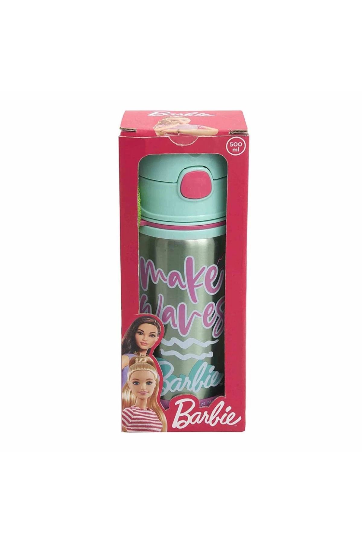 Kız Çocuk Barbie 500 Ml Salto Strong Girl Çelik Matara OTTO-42082
