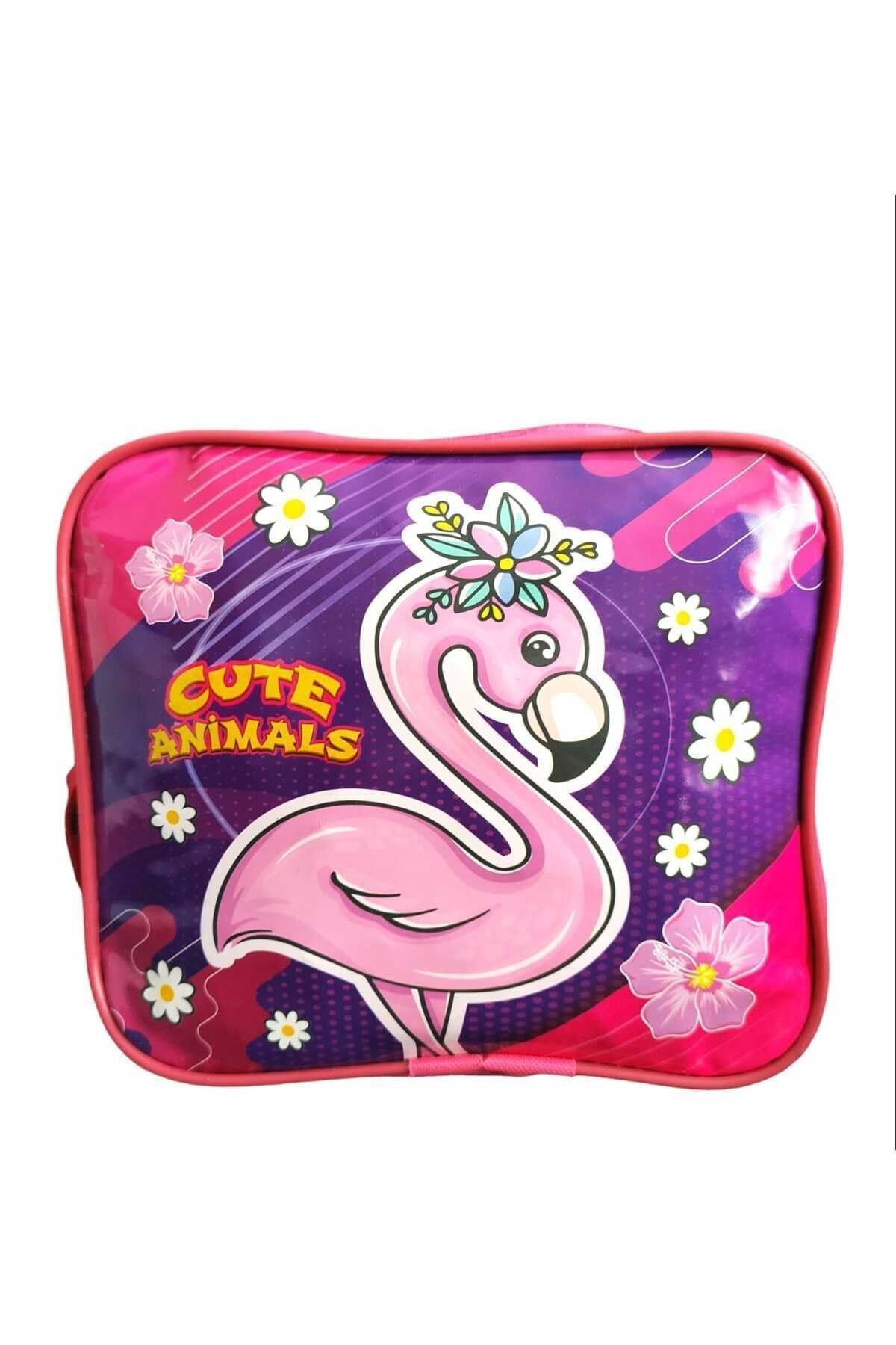 Kız Çocuk Beslenme Çantası ''Cute Animals'' Flamingo 1300