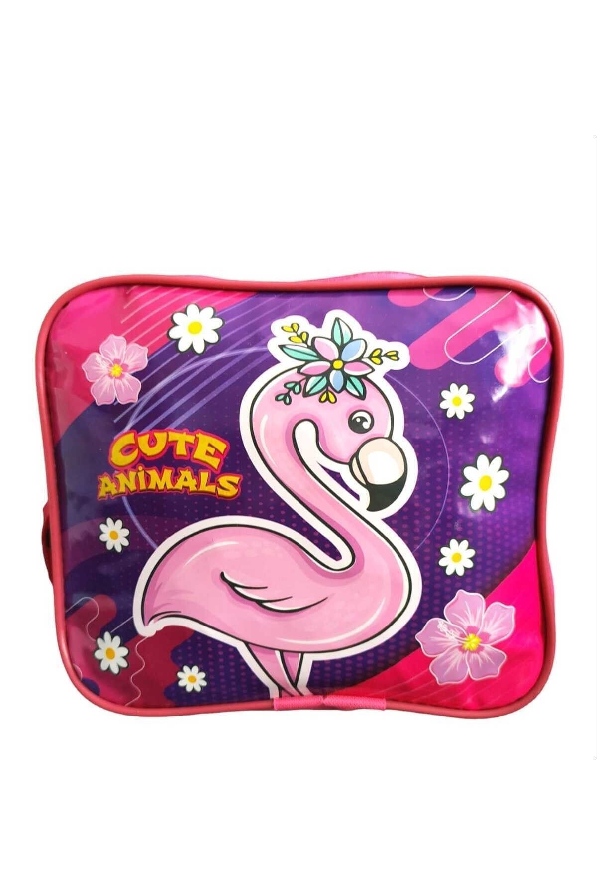 Kız Çocuk Beslenme Çantası ''Cute Animals'' Flamingo 1300