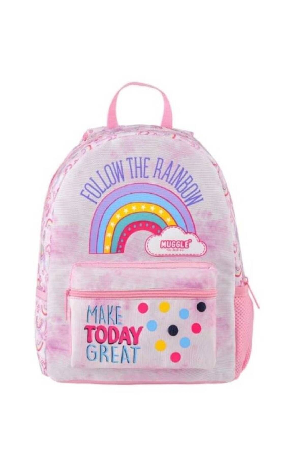 Kız Çocuk Muggle Soft Rainbow Kız Çocuk Anaokulu Çantası MU6719