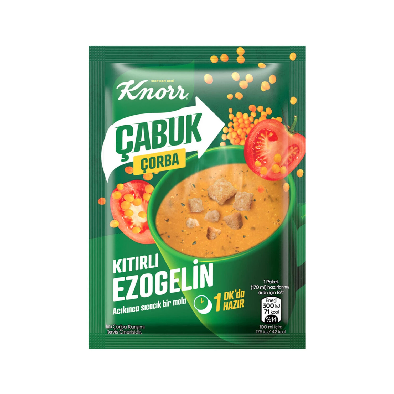Knorr Çabuk Çorba Kıtırlı Ezogelin 22 Gr