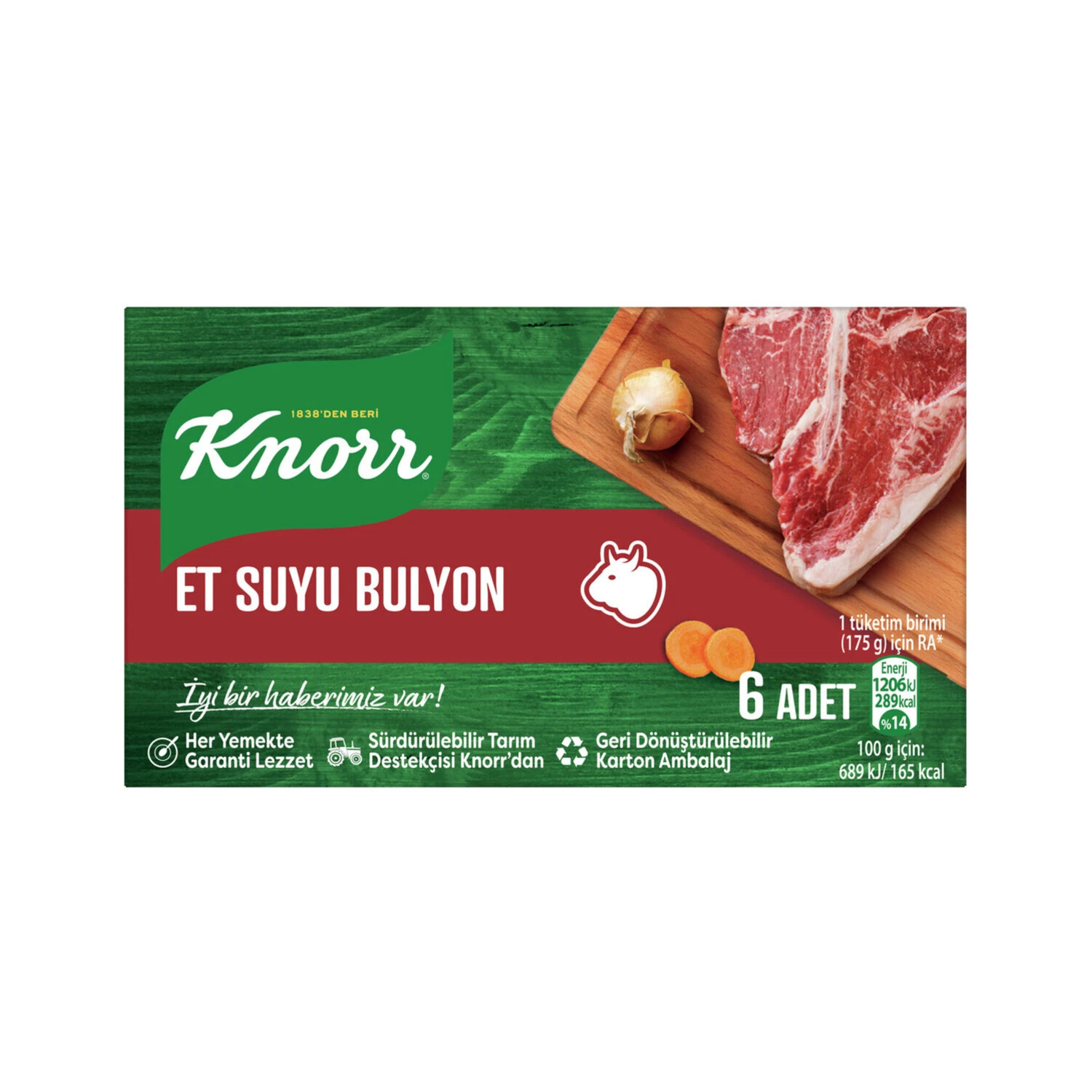 Knorr Et Suyu Bulyon 6’lı 60 Gr
