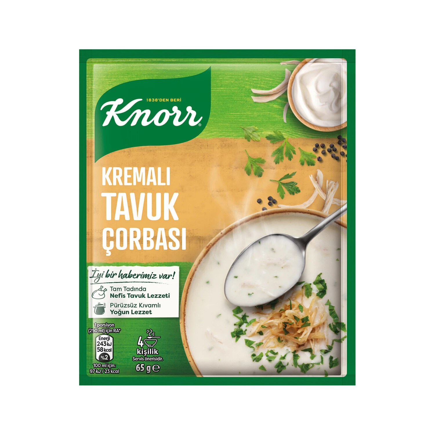 Knorr Hazır Çorba Kremalı Tavuk 65 Gr