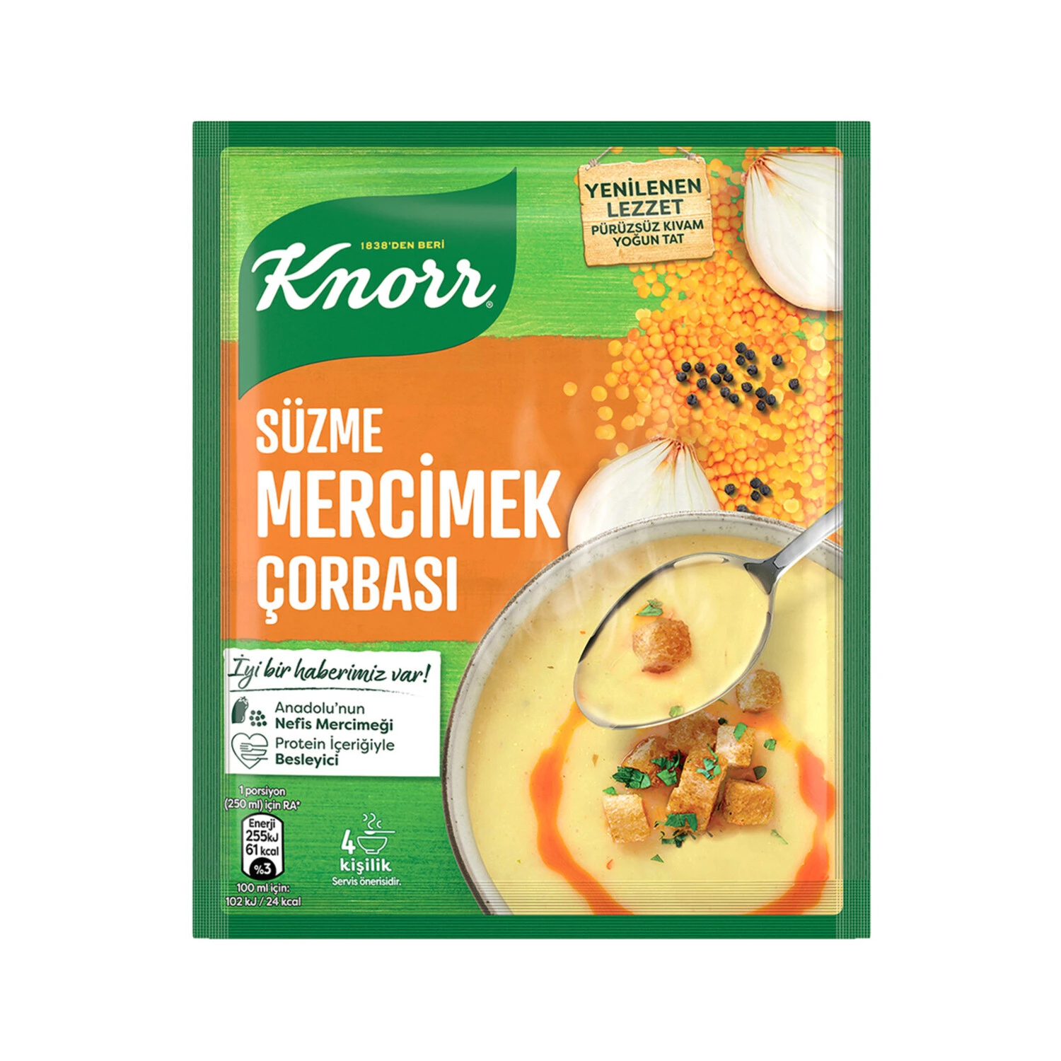 Knorr Hazır Çorba Mercimek 76 Gr