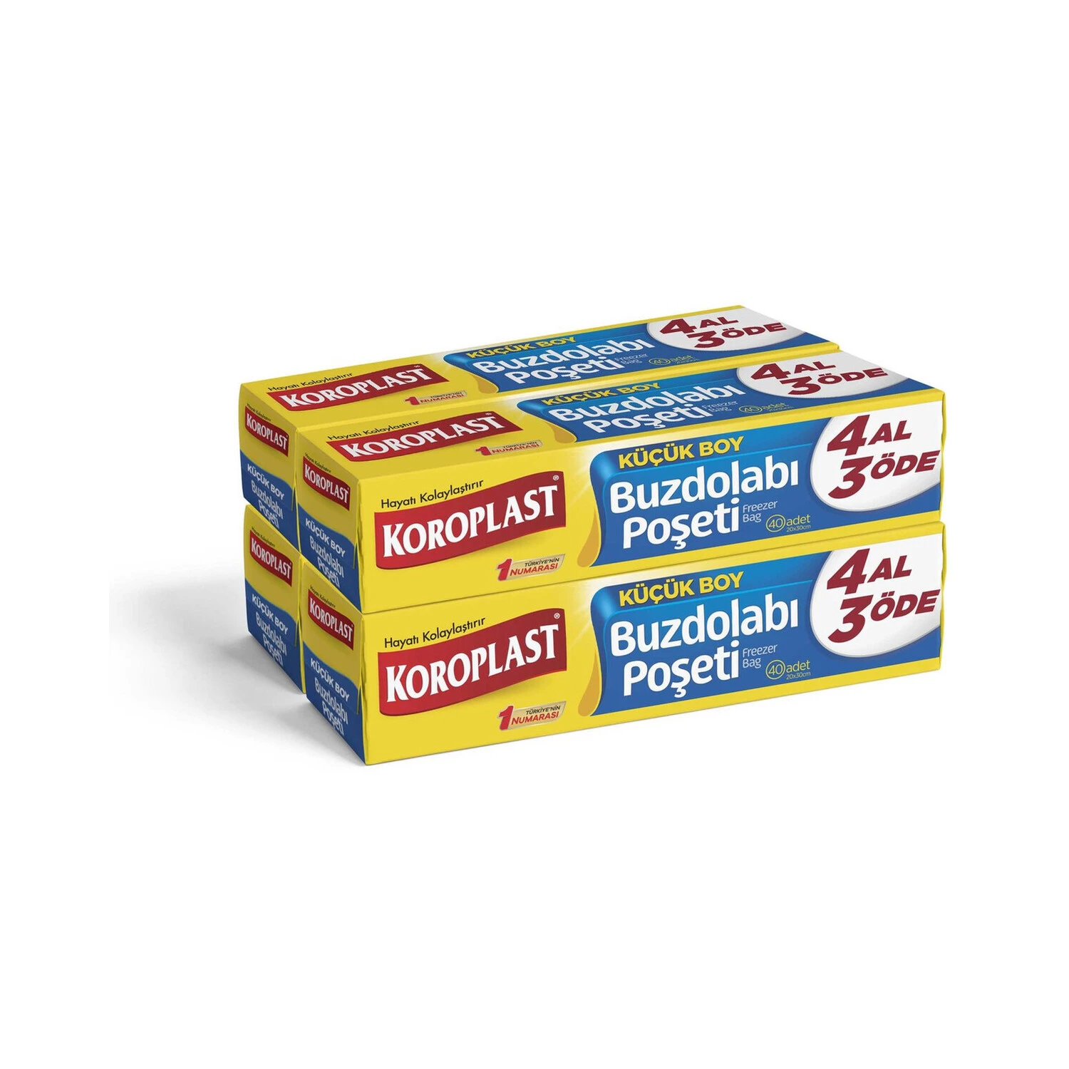 Koroplast Buzdolabı Poşeti 4 Al 3 Öde Küçük Boy