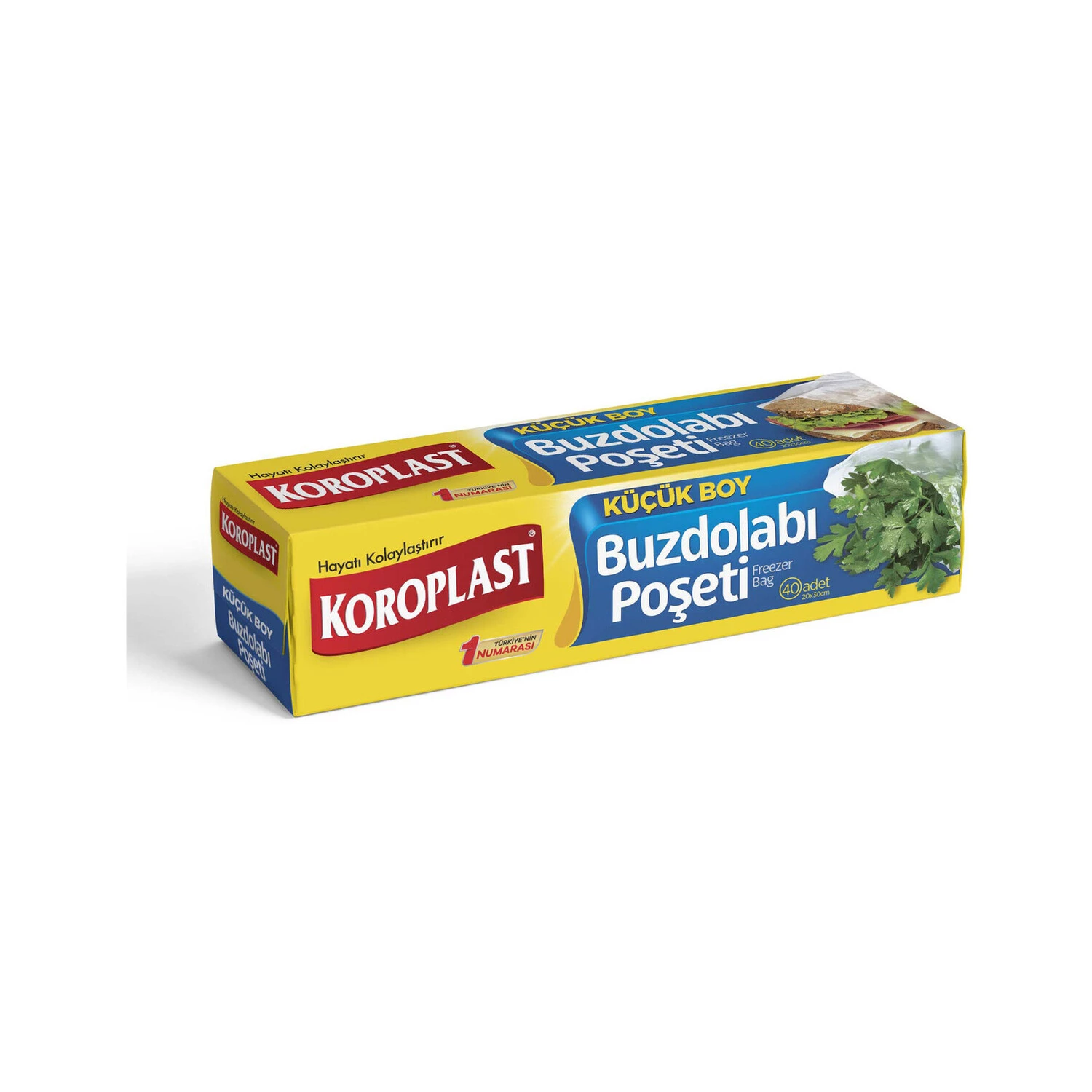 Koroplast Küçük Boy Buzdolabı Poşeti 40'lı