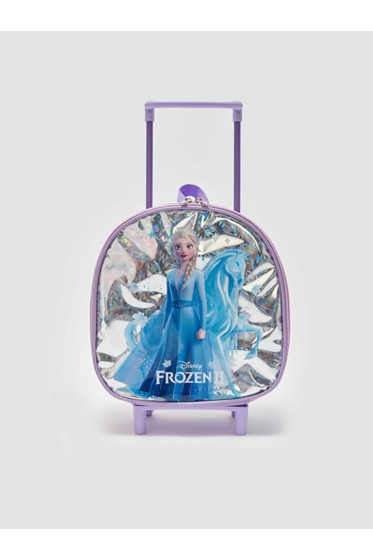 LCW ACCESSORIES Frozen Baskılı Kız Çocuk Çekçekli Çanta