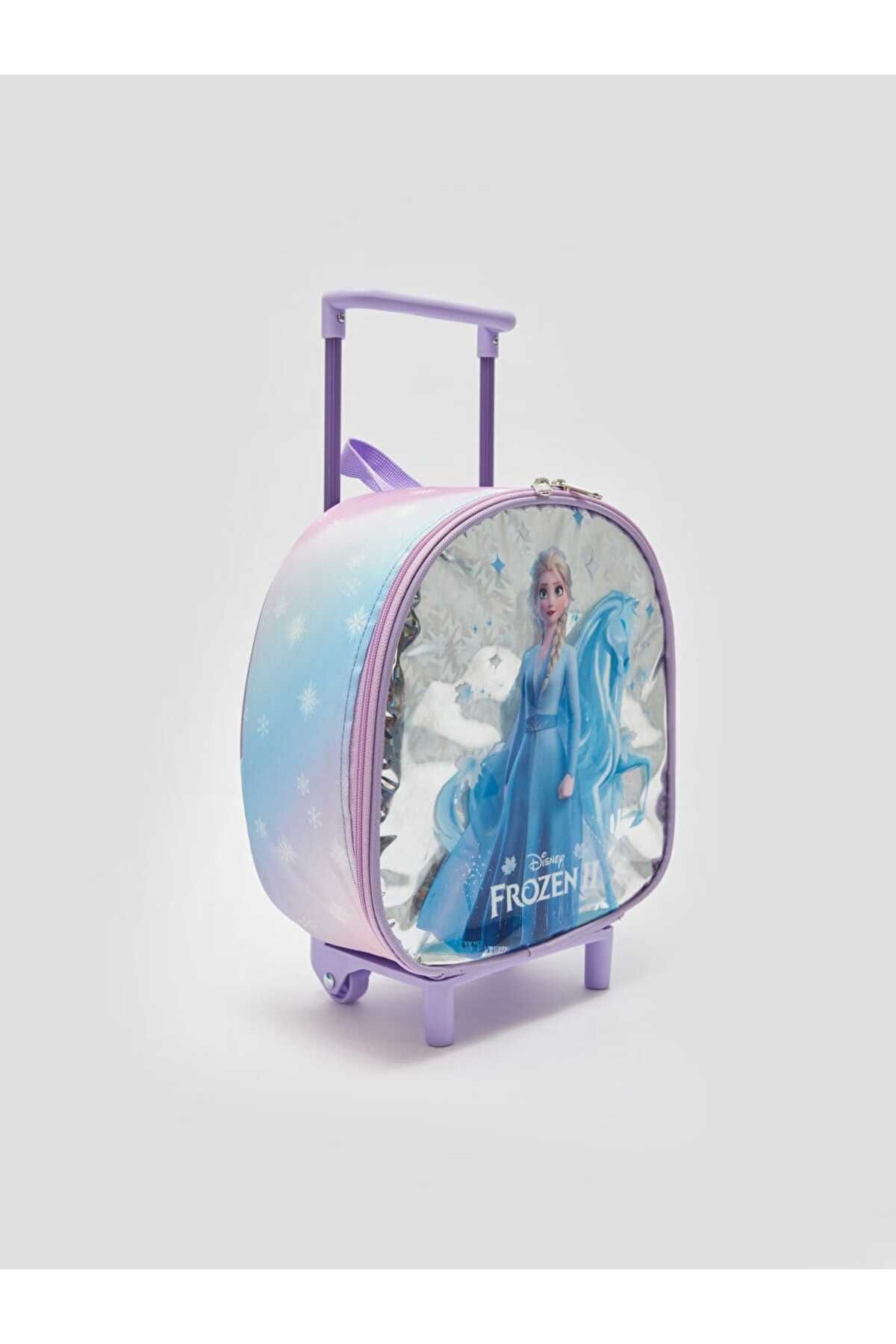 LCW ACCESSORIES Frozen Baskılı Kız Çocuk Çekçekli Çanta