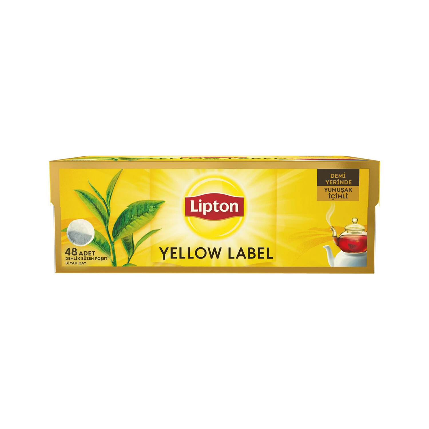 Lipton Yellow Label Demlik Poşet Çay 48'li 153 G