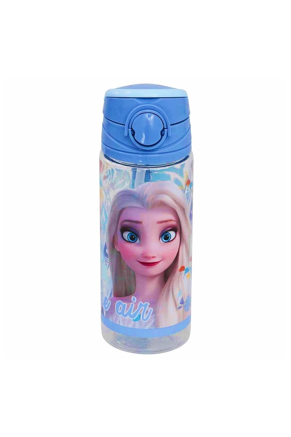 Lisanslı Pipetli Plastik Matara 500 ml Açık Mavi (OTTO-42505)