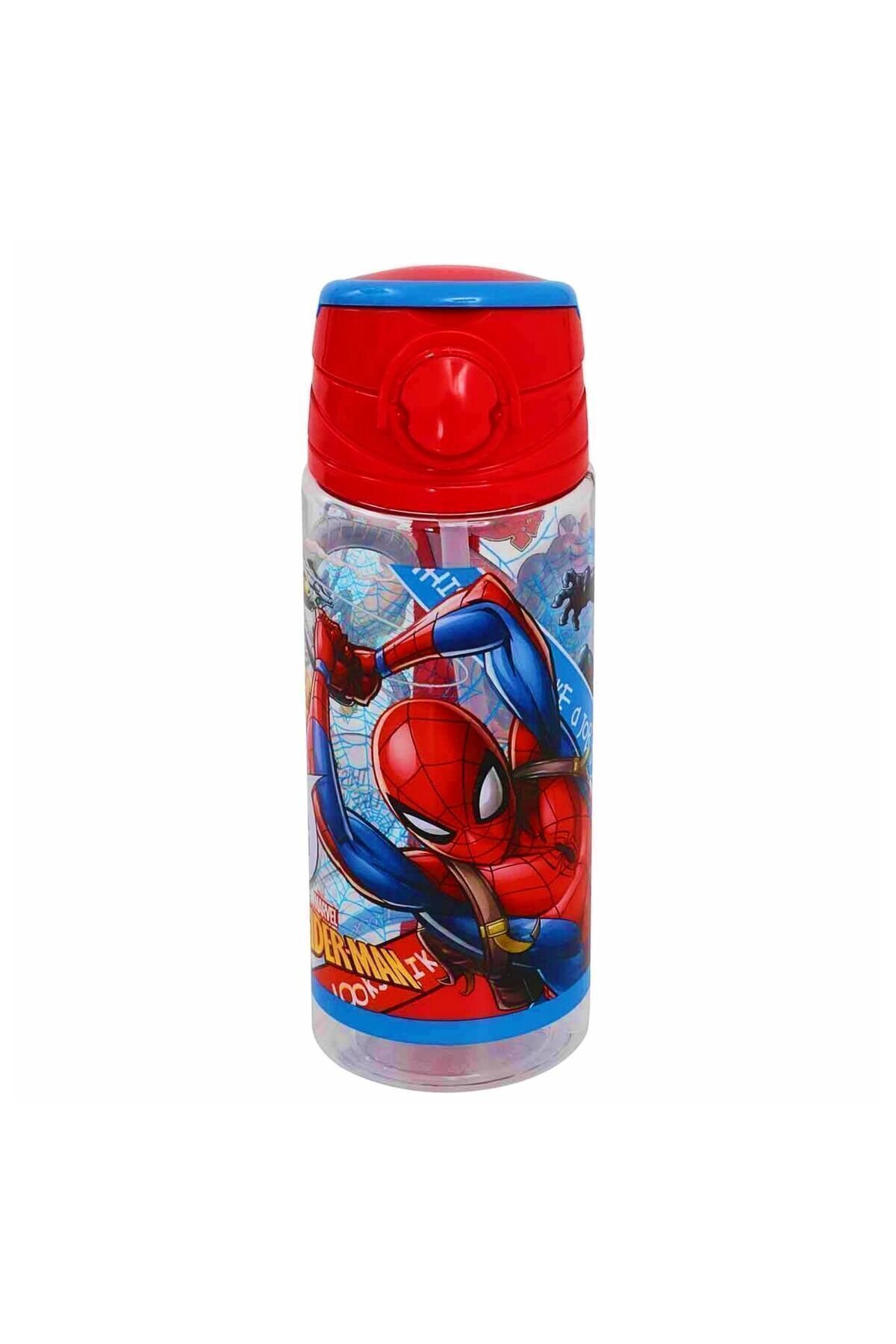 Lisanslı Pipetli Plastik Matara 500 ml Kırmızı (OTTO-42532)