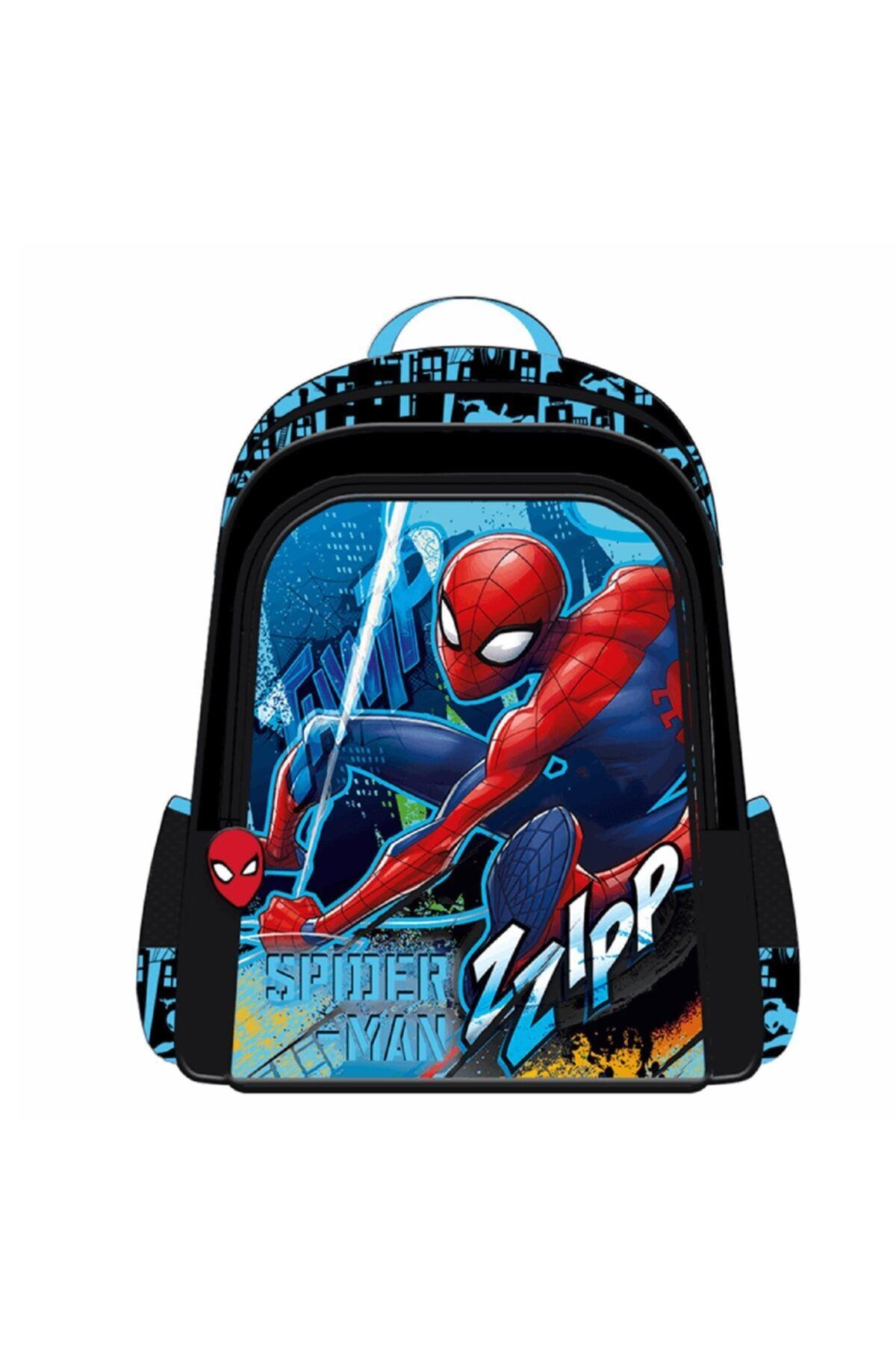 Lisanslı Spiderman Ilkokul Çantası Hawk Black Thwip Otto-5677