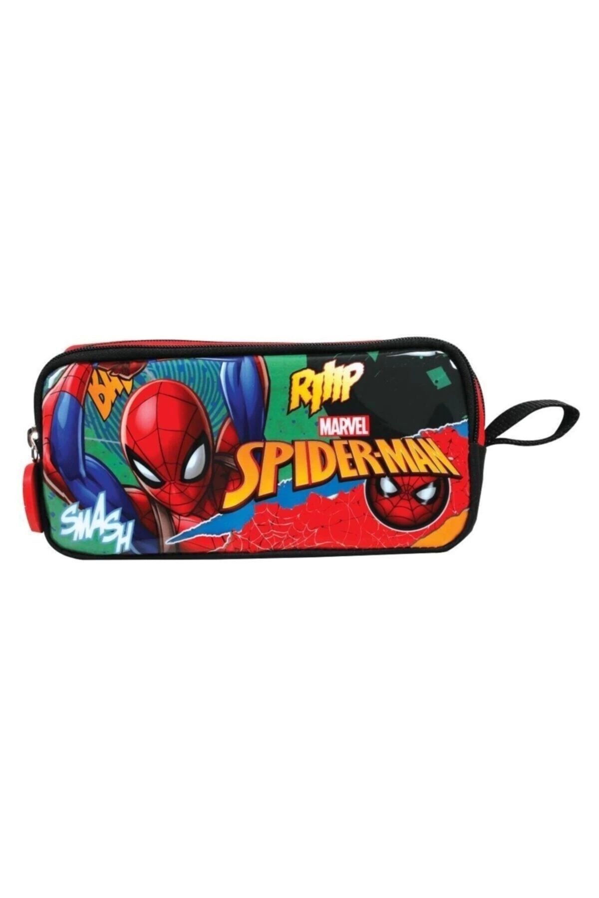 Lisanslı Spiderman Kalem Çantası Hawk Graffıtı Otto-5228